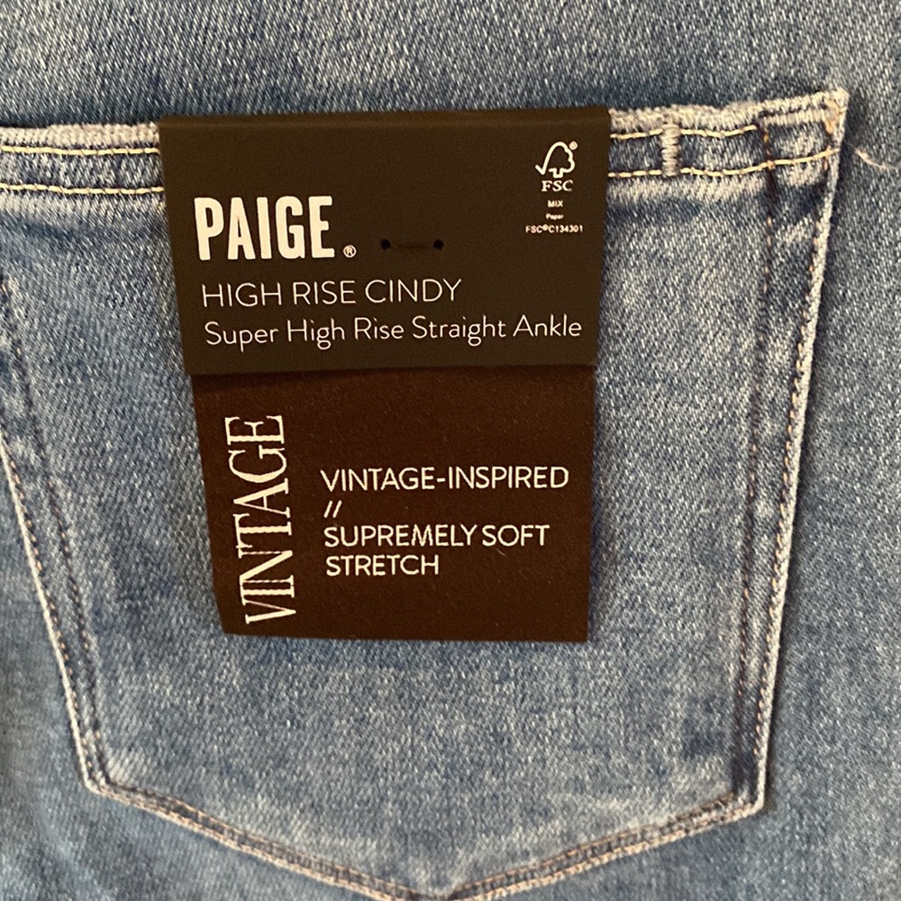 PAIGE High Rise Cindy Straight Ankle - Picture 3 of 6